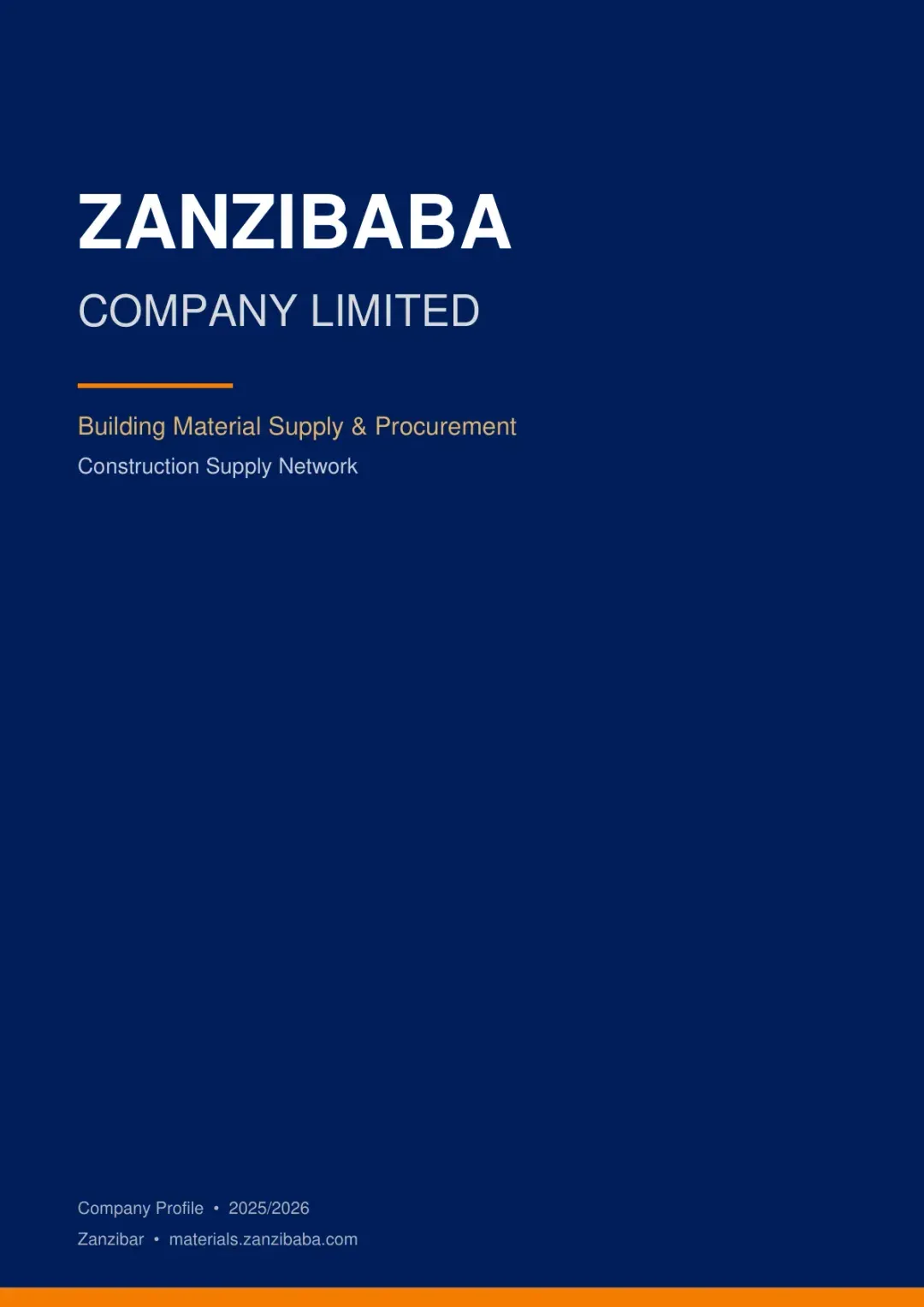 Company Profile cover