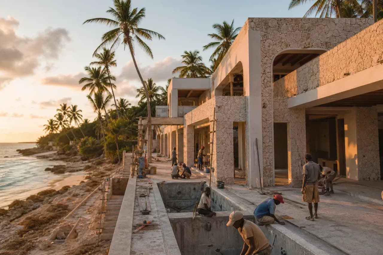 Coastal Villa Material Package