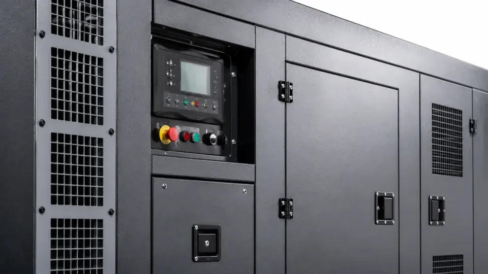 Generator sets at equipment yard