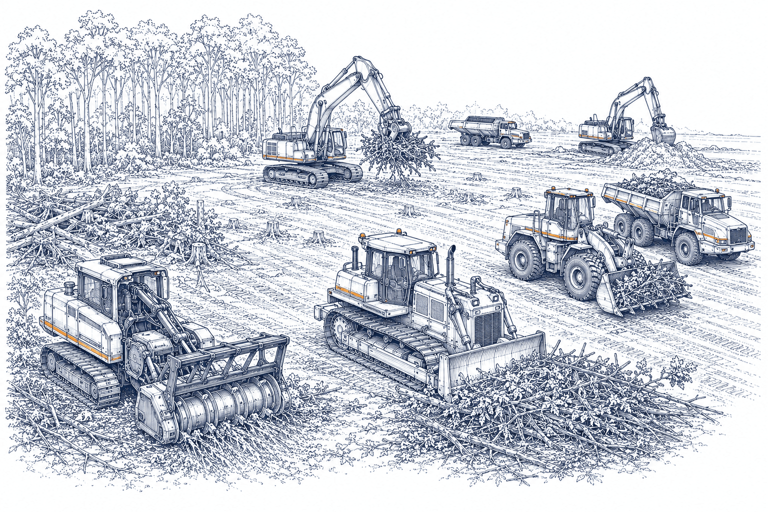 Land clearing operation for a Zanzibar development