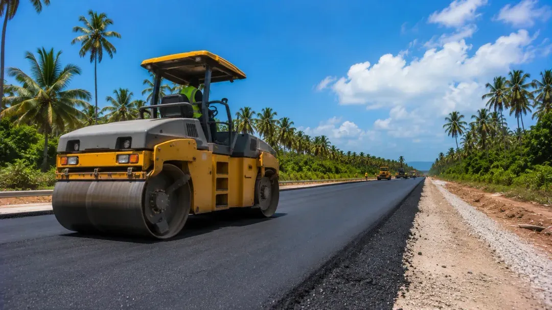 Roller & Compactor hire for construction projects in Zanzibar